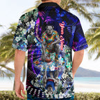 Personalized Western Bulldogs Football Hawaiian Shirt Tropical Hibiscus Flowers - Pacific Fusion Style