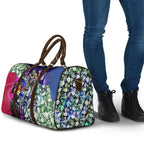 Personalized Western Bulldogs Football Travel Bag Tropical Hibiscus Flowers - Pacific Fusion Style