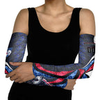 Personalised Western Bulldogs Arm Sleeves Trippy Psychedelic Abstract Art Mascot Football Fans