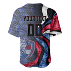 Personalised Western Bulldogs Baseball Jersey Trippy Psychedelic Abstract Art Mascot Football Fans