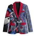 Personalised Western Bulldogs Blazer Trippy Psychedelic Abstract Art Mascot Football Fans