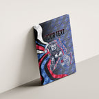 Personalised Western Bulldogs Canvas Wall Art Trippy Psychedelic Abstract Art Mascot Football Fans