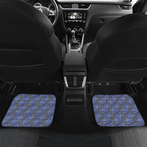 Personalised Western Bulldogs Car Mats Trippy Psychedelic Abstract Art Mascot Football Fans