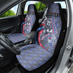 Personalised Western Bulldogs Car Seat Cover Trippy Psychedelic Abstract Art Mascot Football Fans