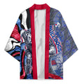 Personalised Western Bulldogs Kimono Trippy Psychedelic Abstract Art Mascot Football Fans