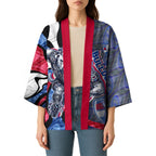 Personalised Western Bulldogs Kimono Trippy Psychedelic Abstract Art Mascot Football Fans