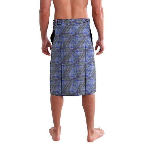 Personalised Western Bulldogs Lavalava Trippy Psychedelic Abstract Art Mascot Football Fans