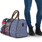 Personalised Western Bulldogs Travel Bag Trippy Psychedelic Abstract Art Mascot Football Fans