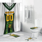 Personalised Tasmania Oztag Mascot Bathroom Set Green White Stripe Australian Flag Mascot