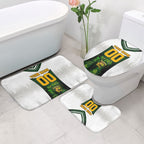 Personalised Tasmania Oztag Mascot Bathroom Set Green White Stripe Australian Flag Mascot
