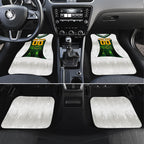 Personalised Tasmania Oztag Mascot Car Mats Green White Stripe Australian Flag Mascot