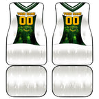 Personalised Tasmania Oztag Mascot Car Mats Green White Stripe Australian Flag Mascot