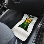 Personalised Tasmania Oztag Mascot Car Mats Green White Stripe Australian Flag Mascot