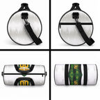 Personalised Tasmania Oztag Mascot Duffle Bag Green White Stripe Australian Flag Mascot