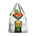 Personalised Tasmania Oztag Mascot Grocery Bag Green White Stripe Australian Flag Mascot
