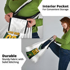 Personalised Tasmania Oztag Mascot Grocery Bag Green White Stripe Australian Flag Mascot