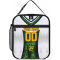 Personalised Tasmania Oztag Mascot Lunch Bag Green White Stripe Australian Flag Mascot
