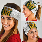 Personalised Tasmania Oztag Mascot Neck Gaiter Green White Stripe Australian Flag Mascot