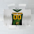 Personalised Tasmania Oztag Mascot Tablecloth Green White Stripe Australian Flag Mascot
