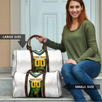 Personalised Tasmania Oztag Mascot Travel Bag Green White Stripe Australian Flag Mascot