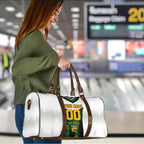 Personalised Tasmania Oztag Mascot Travel Bag Green White Stripe Australian Flag Mascot