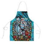Personalized Cronulla Sutherland Sharks Rugby Christmas Apron Holiday Mascot Graphic Art Festive Lights Bow