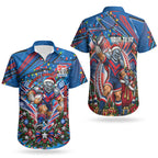 Personalized Newcastle Knights Rugby Christmas Couples Matching Summer Maxi Dress and Hawaiian Shirt Holiday Mascot Graphic Art Festive Lights Bow