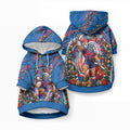 Personalized Newcastle Knights Rugby Christmas Pet Hoodie Holiday Mascot Graphic Art Festive Lights Bow