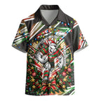 Personalized South Sydney Rabbitohs Rugby Christmas Kid Hawaiian Shirt Holiday Mascot Graphic Art Festive Lights Bow