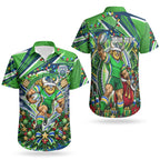 Personalized Canberra Raiders Rugby Christmas Couples Matching Tank Maxi Dress and Hawaiian Shirt Holiday Mascot Graphic Art Festive Lights Bow