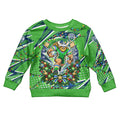 Personalized Canberra Raiders Rugby Christmas Kid Ugly Christmas Sweater Holiday Mascot Graphic Art Festive Lights Bow