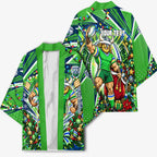 Personalized Canberra Raiders Rugby Christmas Kimono Holiday Mascot Graphic Art Festive Lights Bow