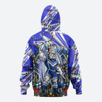 Personalized Canterbury Bankstown Bulldogs Rugby Christmas Hoodie Holiday Mascot Graphic Art Festive Lights Bow