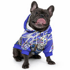Personalized Canterbury Bankstown Bulldogs Rugby Christmas Pet Hoodie Holiday Mascot Graphic Art Festive Lights Bow