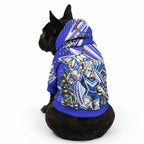 Personalized Canterbury Bankstown Bulldogs Rugby Christmas Pet Hoodie Holiday Mascot Graphic Art Festive Lights Bow