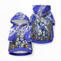 Personalized Canterbury Bankstown Bulldogs Rugby Christmas Pet Hoodie Holiday Mascot Graphic Art Festive Lights Bow