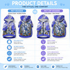 Personalized Canterbury Bankstown Bulldogs Rugby Christmas Pet Hoodie Holiday Mascot Graphic Art Festive Lights Bow