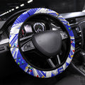 Canterbury Bankstown Bulldogs Rugby Christmas Steering Wheel Cover Holiday Mascot Graphic Art Festive Lights Bow