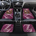 Personalized Manly Warringah Sea Eagles Rugby Christmas Car Mats Holiday Mascot Graphic Art Festive Lights Bow