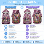 Personalized Manly Warringah Sea Eagles Rugby Christmas Pet Hoodie Holiday Mascot Graphic Art Festive Lights Bow