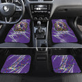 Personalized Melbourne Storm Rugby Christmas Car Mats Holiday Mascot Graphic Art Festive Lights Bow