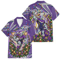 Personalized Melbourne Storm Rugby Christmas Family Matching Tank Maxi Dress and Hawaiian Shirt Holiday Mascot Graphic Art Festive Lights Bow
