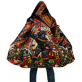Personalized Penrith Panthers Rugby Christmas Cloak Holiday Mascot Graphic Art Festive Lights Bow