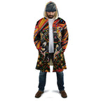 Personalized Penrith Panthers Rugby Christmas Cloak Holiday Mascot Graphic Art Festive Lights Bow