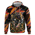 Personalized Penrith Panthers Rugby Christmas Hoodie Holiday Mascot Graphic Art Festive Lights Bow