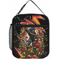 Personalized Penrith Panthers Rugby Christmas Lunch Bag Holiday Mascot Graphic Art Festive Lights Bow