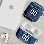 Personalized Canberra Raiders Christmas AirPods Case Australian Rugby Fans - Pixelated Ugly Xmas Pattern Mascot Santa