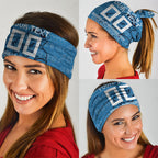 Personalized Cronulla Sharks Christmas Neck Gaiter Australian Rugby Fans - Pixelated Ugly Xmas Pattern Mascot Santa