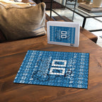 Personalized Cronulla Sharks Christmas Puzzle Australian Rugby Fans - Pixelated Ugly Xmas Pattern Mascot Santa