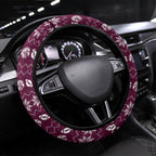 Sea Eagles Christmas Steering Wheel Cover Australian Rugby Fans - Pixelated Ugly Xmas Pattern Mascot Santa